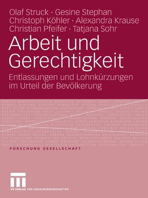 cover image of Arbeit und Gerechtigkeit